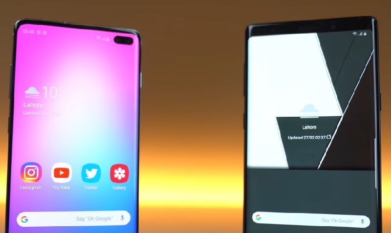 note 9 vs s10 plus