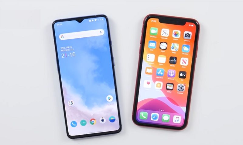 oneplus 7t vs. iphone 11